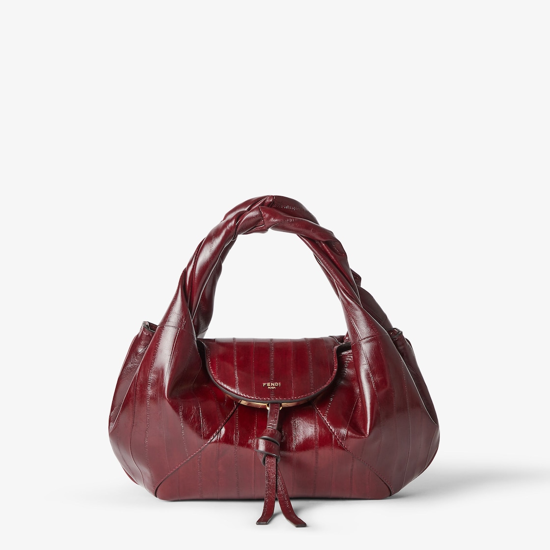 FENDI Fendi Spy Small Burgundy inlaid hagfish leather bag - Image 1